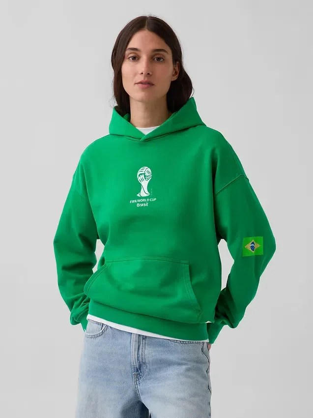 Sudadera con capucha oversize de felpa Vintagesoft de la Copa Mundial de la FIFA™