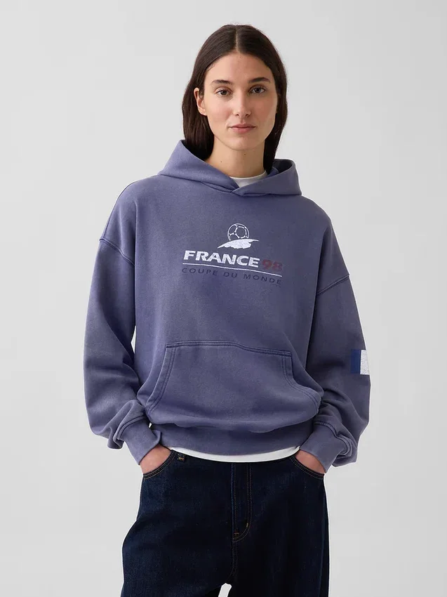 Sudadera con capucha oversize de felpa Vintagesoft de la Copa Mundial de la FIFA™