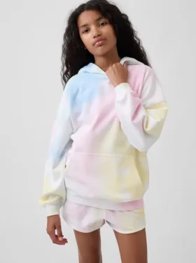 Sudadera con capucha oversize de felpa Vintagesoft para niños