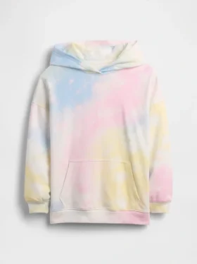 Sudadera con capucha oversize de felpa Vintagesoft para niños