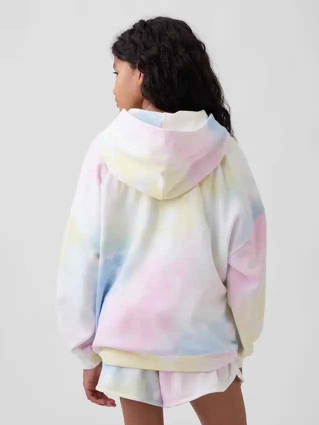 Sudadera con capucha oversize de felpa Vintagesoft para niños