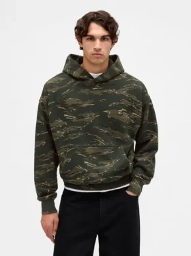 Sudadera con capucha oversize de peso pesado para adultos