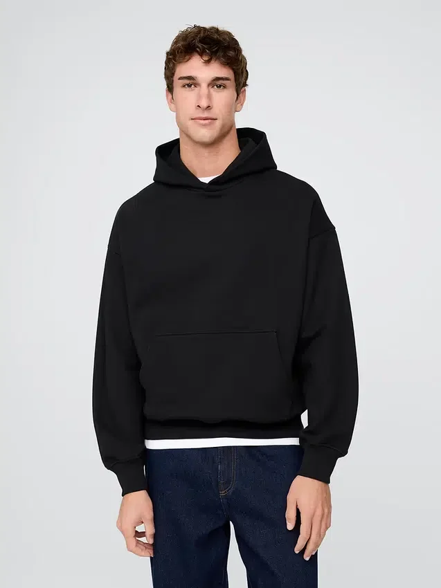 Sudadera con capucha oversize de peso pesado para adultos