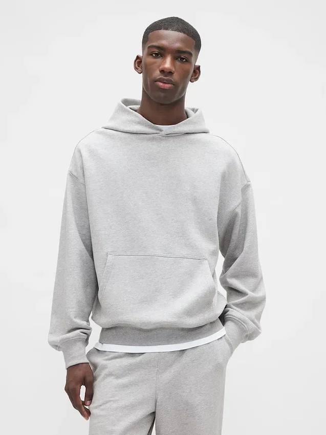 Sudadera con capucha oversize de peso pesado para adultos