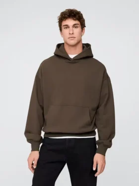 Sudadera con capucha oversize de peso pesado para adultos