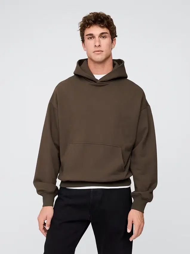 Sudadera con capucha oversize de peso pesado para adultos