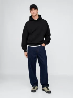 Sudadera con capucha oversize de peso pesado para adultos
