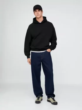 Sudadera con capucha oversize de peso pesado para adultos