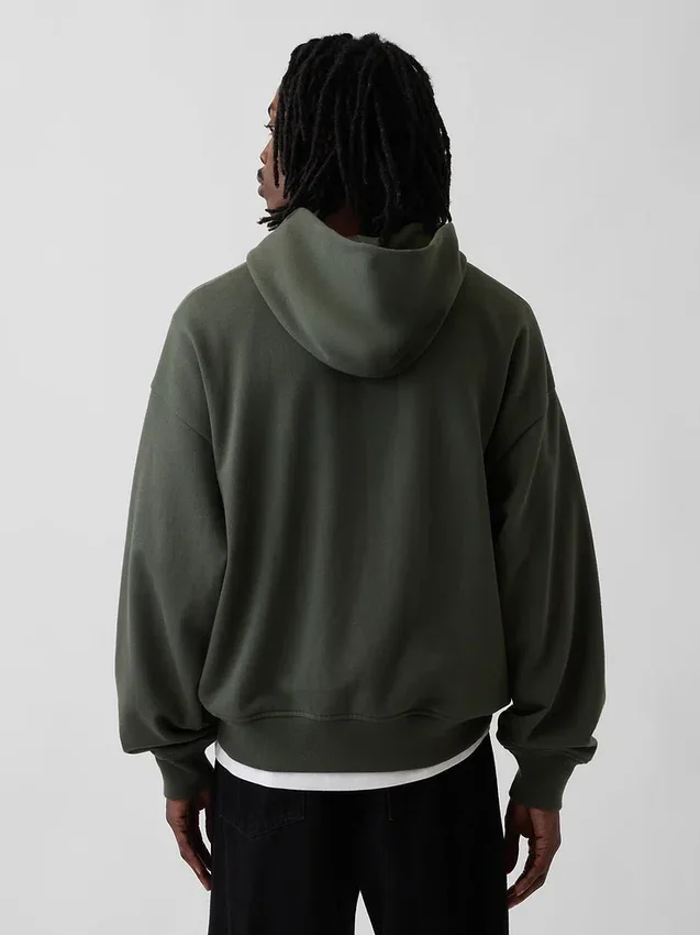 Sudadera con capucha oversize de peso pesado para adultos