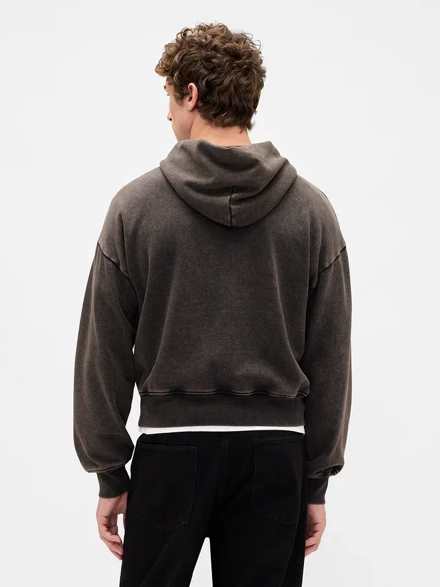 Sudadera con capucha oversize de peso pesado para adultos
