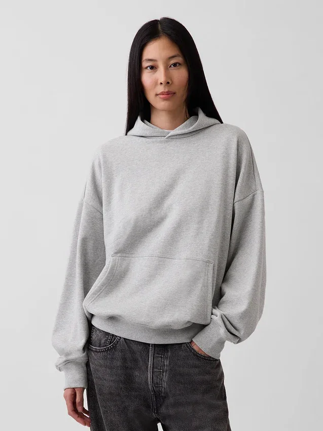 Sudadera con capucha oversize de peso pesado para adultos