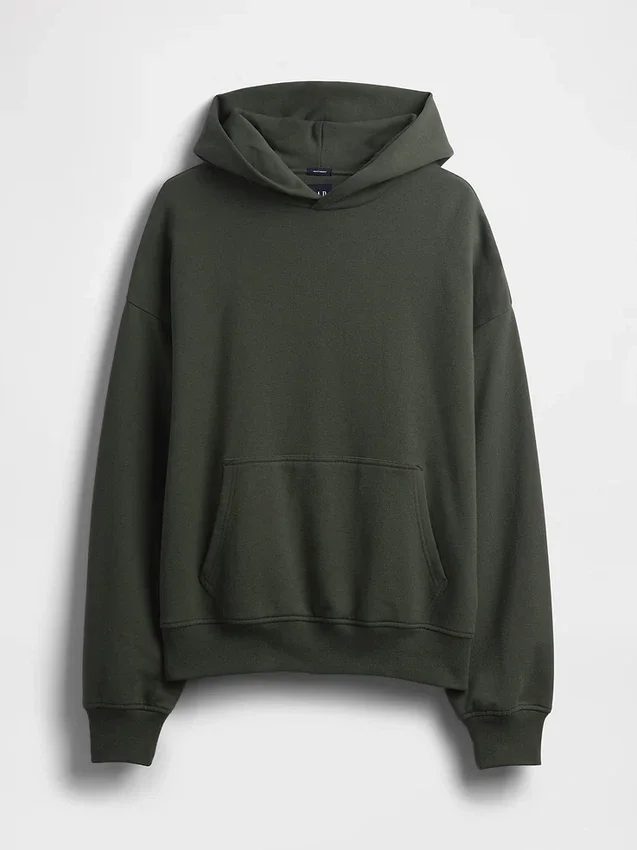 Sudadera con capucha oversize de peso pesado para adultos