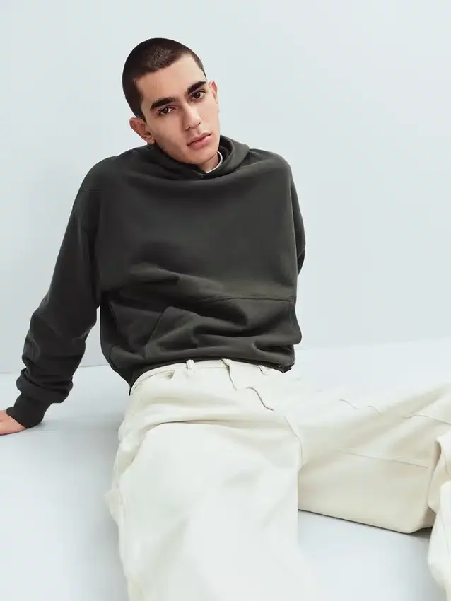 Sudadera con capucha oversize de peso pesado para adultos
