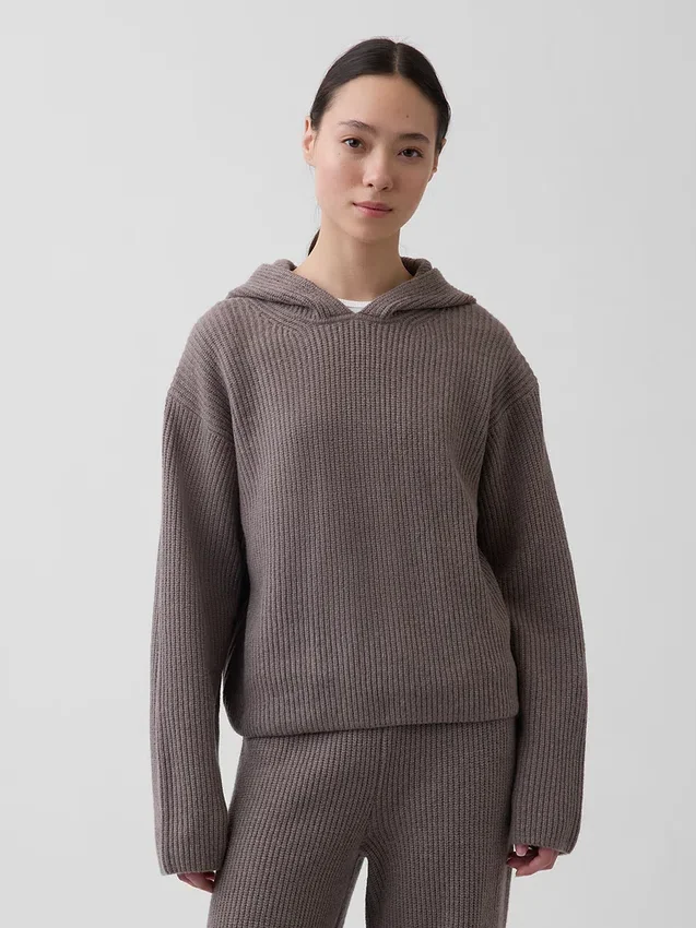 Sudadera con capucha oversize de punto Shaker de CashSoft