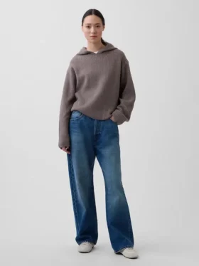 Sudadera con capucha oversize de punto Shaker de CashSoft