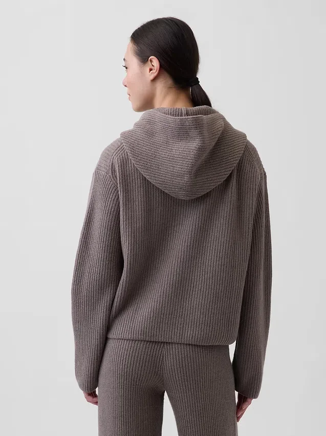 Sudadera con capucha oversize de punto Shaker de CashSoft