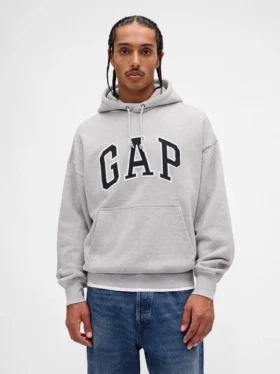 Sudadera con capucha oversize para adultos de felpa francesa extra gruesa con logo