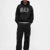 Sudadera con capucha oversize para adultos de felpa francesa extra gruesa con logo