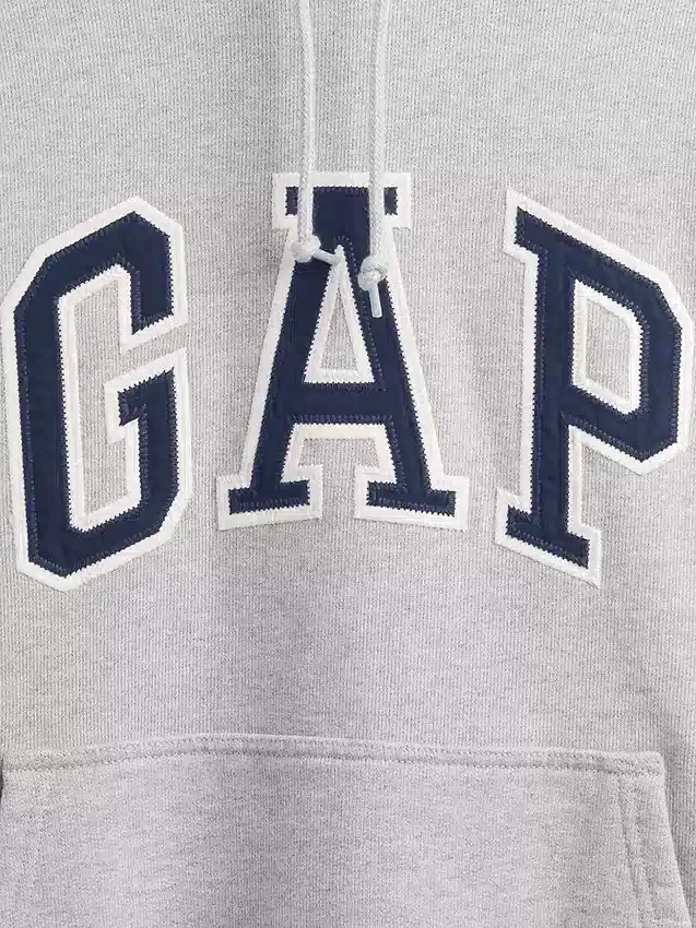Sudadera con capucha oversize para adultos de felpa francesa extra gruesa con logo