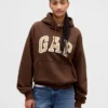 Sudadera con capucha oversize para adultos de felpa francesa extra gruesa con logo