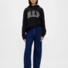 Sudadera con capucha oversize para adultos de felpa francesa extra gruesa con logo