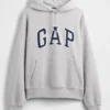 Sudadera con capucha oversize para adultos de felpa francesa extra gruesa con logo