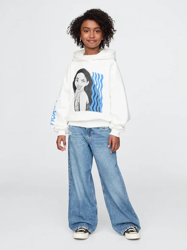 Sudadera con capucha oversize Vintagesoft de GAP × Disney para niños