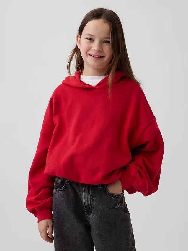 Sudadera con capucha oversize Vintagesoft para niños