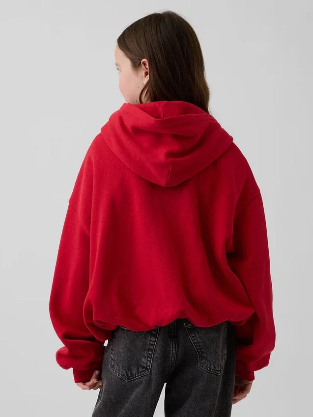 Sudadera con capucha oversize Vintagesoft para niños