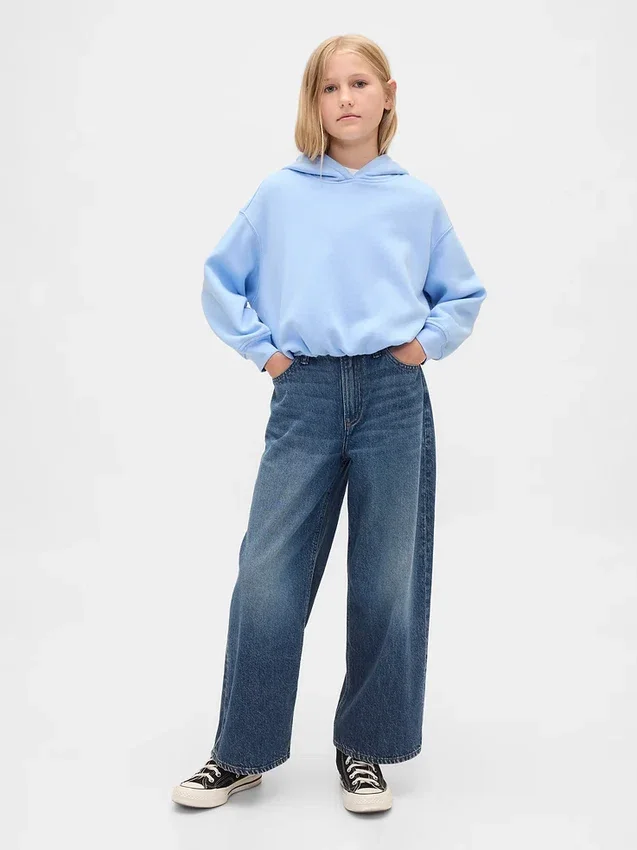 Sudadera con capucha oversize Vintagesoft para niños
