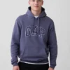 Sudadera con capucha para adultos Vintagesoft Arch Logo