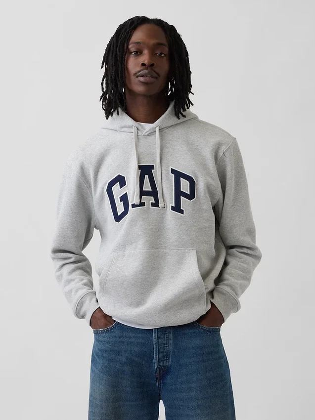 Sudadera con capucha para adultos Vintagesoft Arch Logo