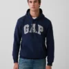 Sudadera con capucha para adultos Vintagesoft Arch Logo