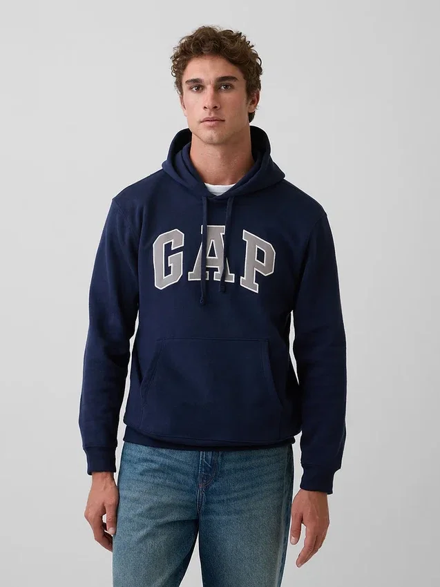 Sudadera con capucha para adultos Vintagesoft Arch Logo