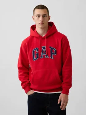 Sudadera con capucha para adultos Vintagesoft Arch Logo