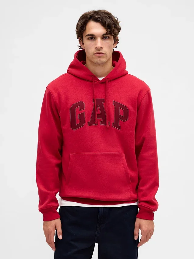 Sudadera con capucha para adultos Vintagesoft Arch Logo