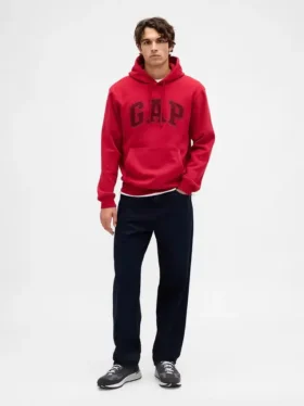 Sudadera con capucha para adultos Vintagesoft Arch Logo