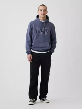 Sudadera con capucha para adultos Vintagesoft Arch Logo