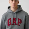 Sudadera con capucha para adultos Vintagesoft Arch Logo