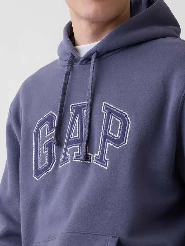 Sudadera con capucha para adultos Vintagesoft Arch Logo