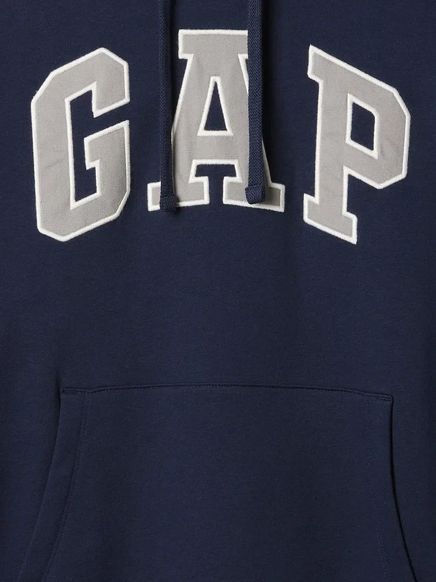 Sudadera con capucha para adultos Vintagesoft Arch Logo