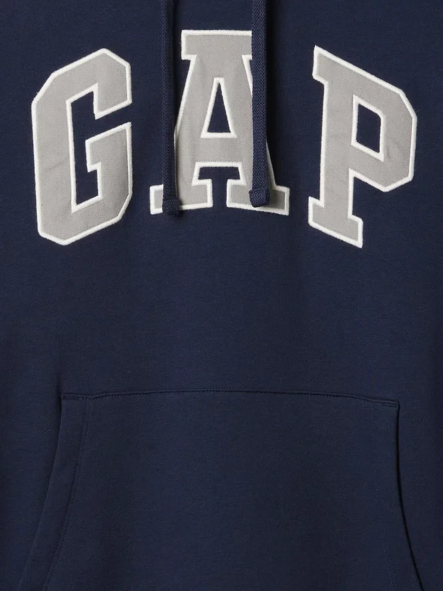 Sudadera con capucha para adultos Vintagesoft Arch Logo