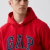 Sudadera con capucha para adultos Vintagesoft Arch Logo
