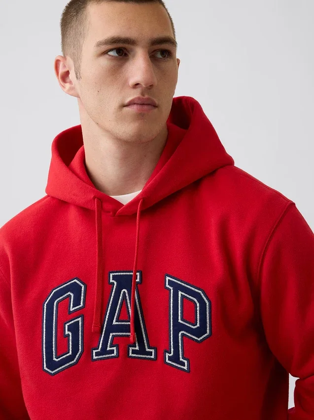 Sudadera con capucha para adultos Vintagesoft Arch Logo