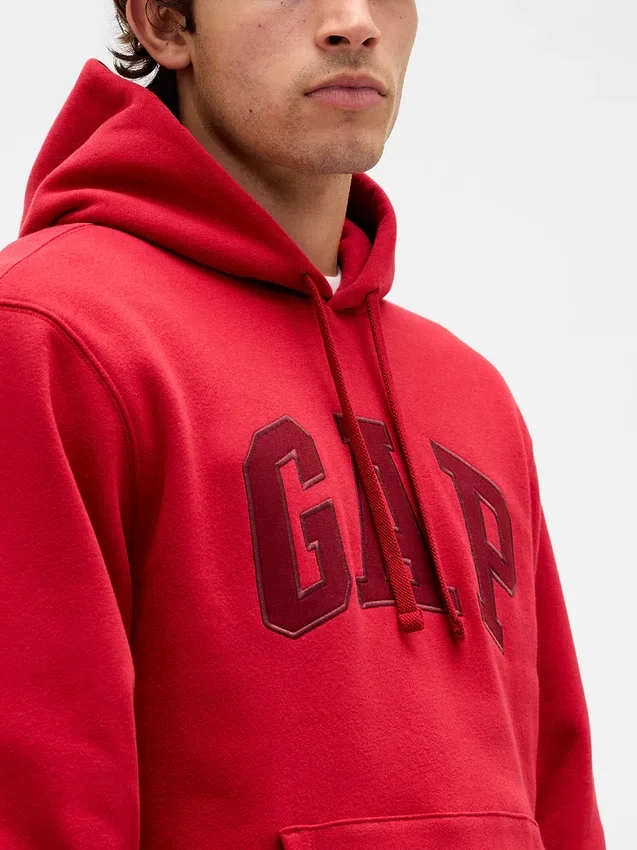 Sudadera con capucha para adultos Vintagesoft Arch Logo