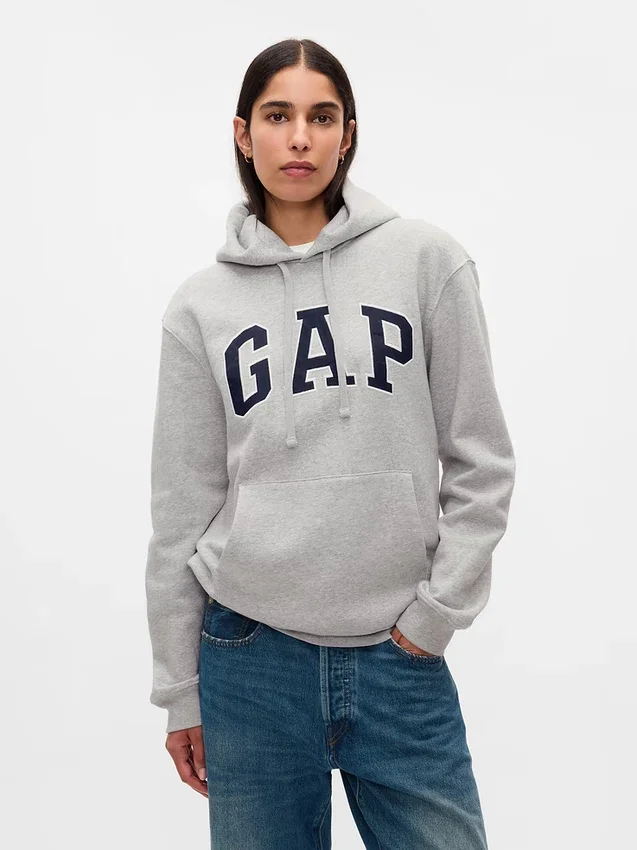 Sudadera con capucha para adultos Vintagesoft Arch Logo