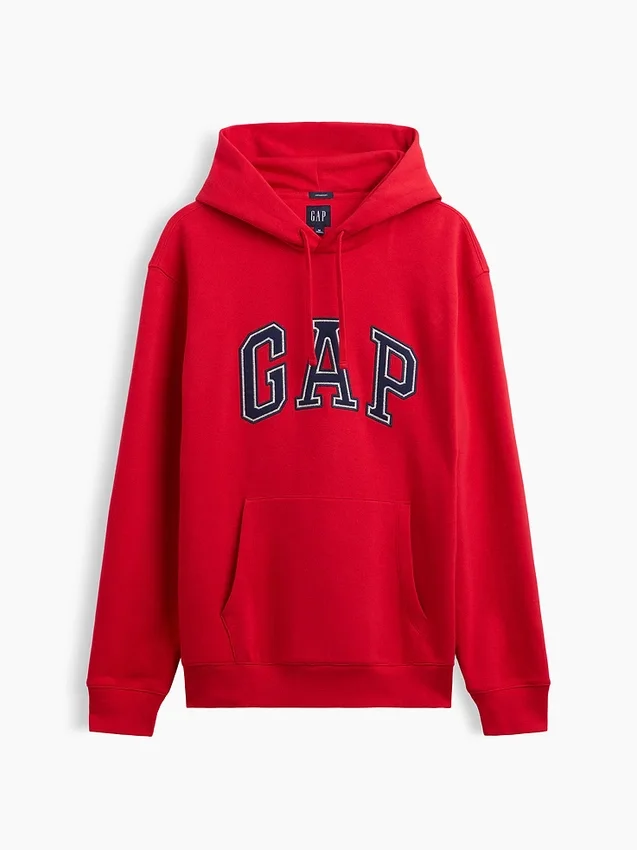 Sudadera con capucha para adultos Vintagesoft Arch Logo
