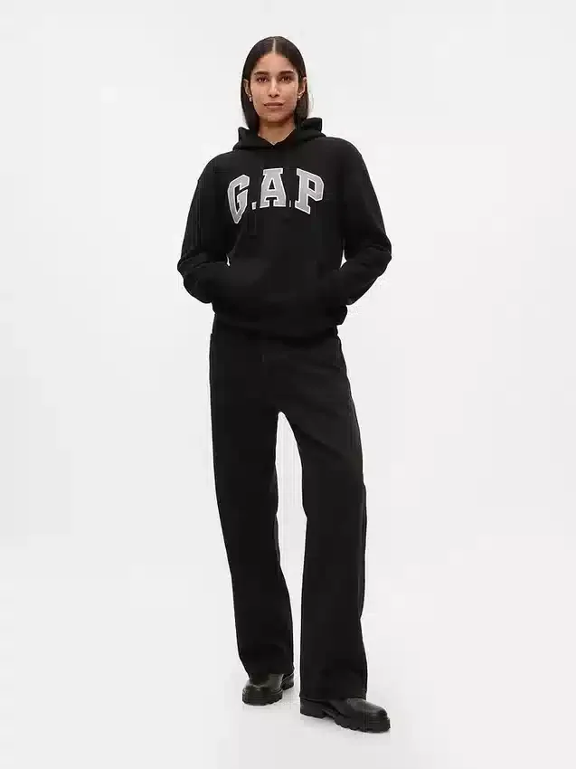 Sudadera con capucha para adultos Vintagesoft Arch Logo
