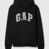 Sudadera con capucha para adultos Vintagesoft Arch Logo