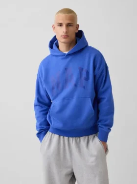 Sudadera con capucha para adultos Vintagesoft con logo Nap
